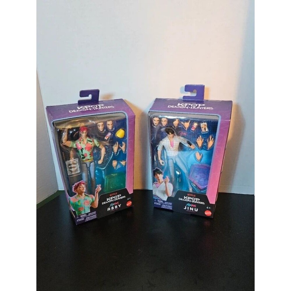 Abby + Jinu Saja Boys KPop Demon Hunters Soda Pop Figure